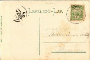 1907 Lippa, Lipova; Római katolikus és görög keleti templom, Máriaradna, József főherceg szálloda, M...