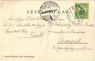 1908 Szepsi, Abaújszepsi, Moldava nad Bodvou; Királyi járásbíróság, Római katolikus templom, tér. Da...