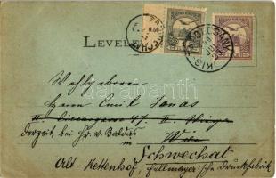 1900 Aranyosmarót, Zlaté Moravce; tér, Takarékpénztár, megyeház, törvényszék. Blaho Ede fényképész /...