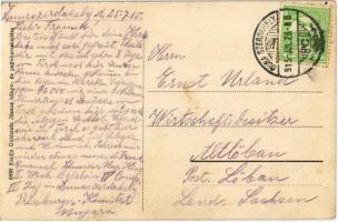 1915 Dunaszerdahely, Dunajská Streda; Kir. járásbíróság. Goldstein Józsua kiadása / county court