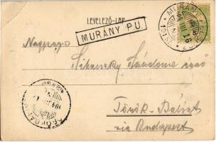 1904 Murány, Murányalja, Murán; Murány vára / Muransky hrad / castle (EK)