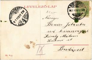 1907 Rimaszombat, Rimavská Sobota; Törvényszéki palota, lovashintó. W.L. 581. / palace of court, cha...