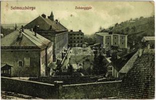 1914 Selmecbánya, Schemnitz, Banská Stiavnica; Dohánygyár. Grohmann kiadása / tobacco factory (fa)