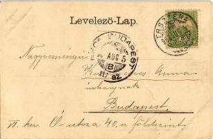 1903 Trsztena, Árvanádasd, Trstená; Honvéd hősi sírok és emlékmű, Fő tér, templom. Matyuga Moór kiad...