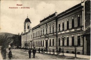 1912 Huszt, Chust; Postahivatal, Járásbíróság / post office, county court