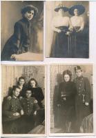 143 db RÉGI fotó képeslap és fotó: családi fotók, városok, katonai, életképek, strand / 143 pre-1945 photo postcards and photos: families, towns, military, beach