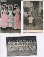 143 db RÉGI fotó képeslap és fotó: családi fotók, városok, katonai, életképek, strand / 143 pre-1945...