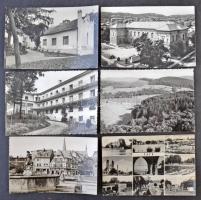 Kb. 450 db MODERN magyar és külföldi városképes lap / Cca. 450 modern Hungarian and European town-view postcards