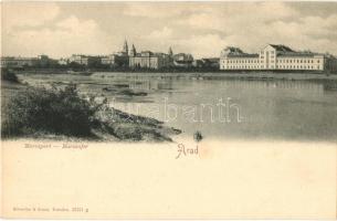 Arad, Maros part. Römmler & Jonas / Mures riverbank