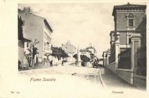 Fiume, Rijeka; Sussatz (Susak), Piramida / street view