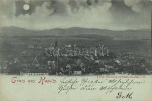 1898 Kaplice, Kaplitz; night