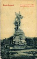 1908 Isaszeg, az isaszegi győzelmes csatában elesett hős honvédek emlékének, honvéd szobor, emlékmű. W.L. 2441. Haas Géza kiadása (EK)