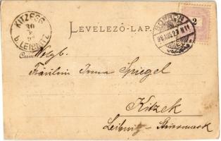 1898 Sopron, Ferenc József gyalogsági laktanya / Franz Josef's Infanterie Kaserne (kis szakadás...