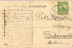 1910 Temesvár, Timisoara; Béga folyópart a Józsefvárosban, híd, halászháló kislánnyal. Gerő Manó kia...