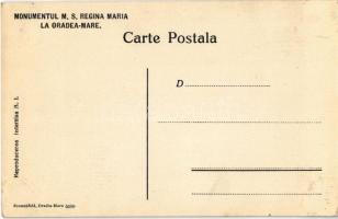 Nagyvárad, Oradea-Mare; Mária királyné szobra / Monumentul M.S. Regina Maria / statue