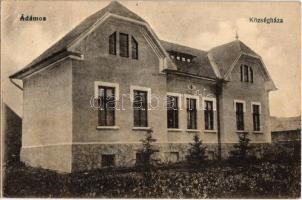 1921 Ádámos, Adamus; Községháza / town hall