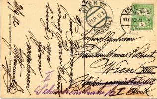 1912 Esztergom, Takarékpénztár épület. Tatarek József kiadása