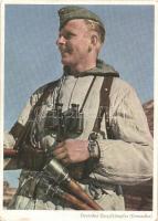 9 db használatlan második világháborús német katonai motívumlap / 9 unused WWII German military moti...