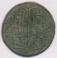 1172-1196. Rézpénz Cu "III. Béla" (2,93g) T:2 
Hungary 1172-1196. Copper Coin Cu "Bé...