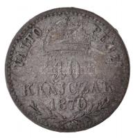 1870KB 10kr Ag "Váltó Pénz" T:2-,3