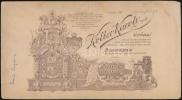 1898 Dóra Szilárdné Kunz Eugénia (1875-1976), Dr. Kuncz Jenő (1844-1926) ügyvéd, jogfilozófus, szoci...