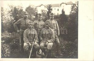 Osztrák-magyar katonák csoportképe / WWI Austro-Hungarian K.u.K. military, soldiers group photo