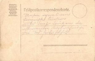 Die Entente am Sterbebette Serbien / "Entente Powers at the deathbed of Serbia" WWI Austro...