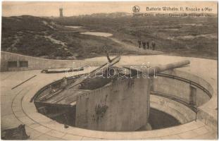 Batterie Wilhelm II Knocke-sur-Mer / WWI Wilhelm II Battery cannon in Belgium (vágott / cut)