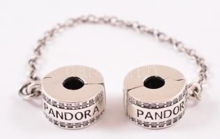 Ezüst(Ag) Pandora láncos klip, jelzett, bruttó: 5,4 g