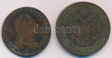 1800B 1kr Cu + 1851B 2kr Cu T:2,2- karc