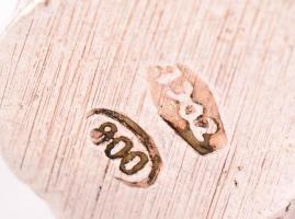 Ezüst(Ag) pingvin figura, jelzett, m: 3 cm, nettó: 20,7 g