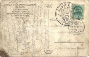 1940 Szatmárnémeti, Satu Mare; bevonulás, Horthy Miklós és vezérkara a díszszemlén / entry of the Hu...