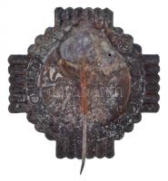 Észtország 1939. "Eesti Mängud (Észtországi Játékok)" Br jelvény (31x31mm) T:2 cserélt tű
...