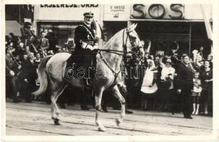 1940 Nagyvárad, Oradea; bevonulás, Horthy Miklós / entry of the Hungarian troops