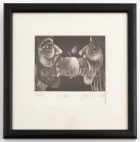 Malesics Zsolt: A bűn. C print, papír. Jelzett, sorszámozott. 12x12 cm