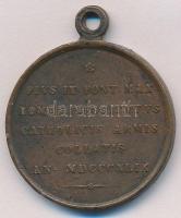 Vatikán 1849. "SEDES APOSTOLICA ROMANA / PIVS IX PONT MAX ROMAE RESTITVTVS CATHOLICIS ARMIS COL...