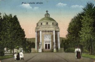 1917 Krasznahorkaváralja, Krásnohorské Podhradie; Andrássy mauzóleum. Kiadja Fuchs József No. 12. / mausoleum (EK)