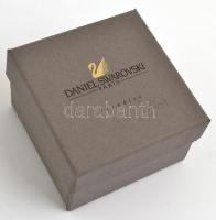 Swarovski kristály bogár. Jelzett ezüst részekkel. Aranyozott. Eredeti dobozában 3,6 cm