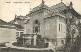 Krasznahorkaváralja, Krásnohorské Podhradie; vár, képtár. Kiadja Fuchs József 544. / Hrad Krásna Horka / castle, picture gallery