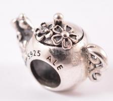 Ezüst(Ag) Pandora charm, 4 db, jelzett, bruttó: 7,4 g