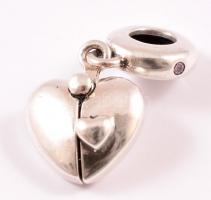 Ezüst(Ag) Pandora charm, jelzett, bruttó: 2,8 g