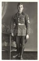 WWII German Nazi military soldier. photo