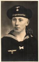 WWII Kriegsmarine, Nazi German Navy mariner. M. Frölich photo