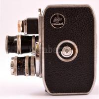 Bolex-Paillard 8mm-es filmfelvevő kamera, Yvar 36mm f/2.8 és Switar 5,5 mm f/1.8 objektívekkel, műkö...