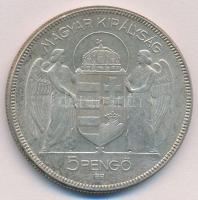 1930. 5P Ag "Horthy jobbra" T:2
Adamo P8