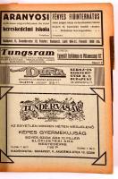 1927 Telefonkönyv. A vidéki m. kir. távbeszélő hálózatok előfizetőinek betűrendes névsora. Sok reklá...