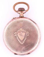 Szabadkőműves motívumokkal díszített ezüst zsebóra.  Működő, jó állapotban / Freemason silver pocket...