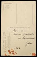 R. Riesmann Gizella / Barabás Gizella (1893 - 1985) festőművész aláírt és dedikált fotója