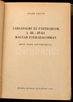 Szabó Ervin: Társadalmi és pártharcok a 48-49-es forradalomban. Révai József tanulmányával. Bp., 194...
