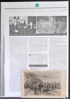 Bányaszerencsétlenségről készített festmény régi reprintje + újságcikk fénymásolata: Rákosi Mátyás az 1950-es Bányászértekezleten, valamint a robbanás áldozatainak emléktáblája